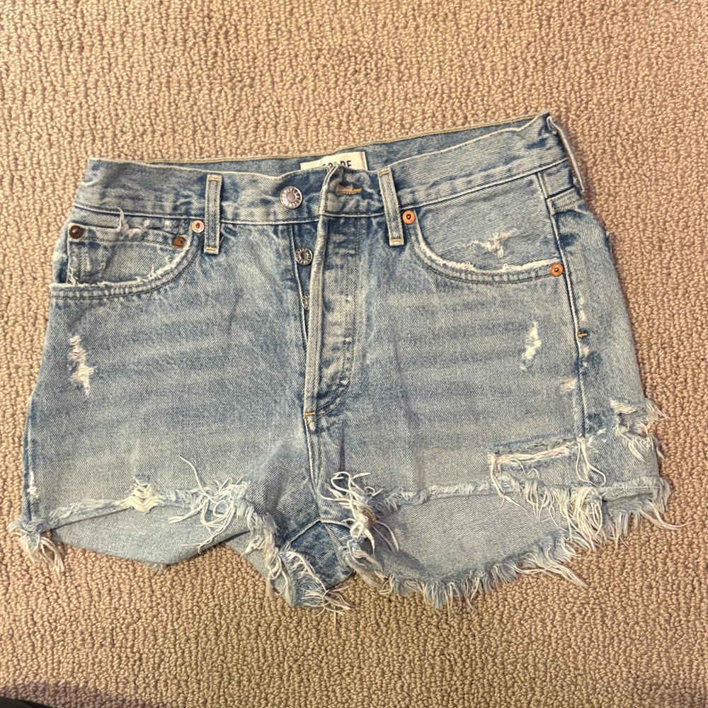 Denim Distressed Women Shorts